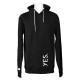 Yes Hoodie Zip Yes. Zip Black S 2021