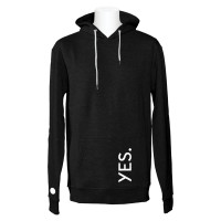 Yes Hoodie Zip Yes. Zip Black S 2021