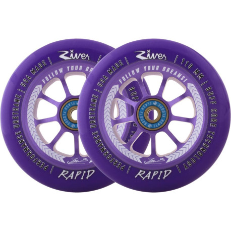 Scooter Roues River Wheels Rapid Signature Pro 2-Pack 110mm - Jordan Clark 2024  - Roues