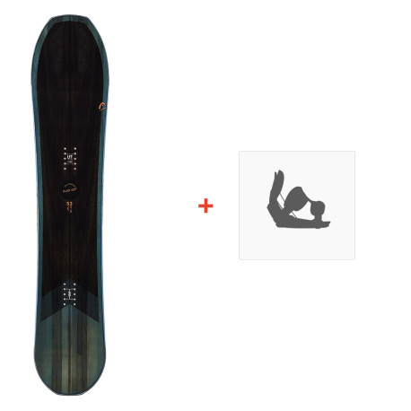 Snowboard Head Day Lyt 2023 + Fixations de snowboard - Pack Snowboard Homme