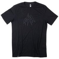 Jones Tee Mountain Merino Black 2022