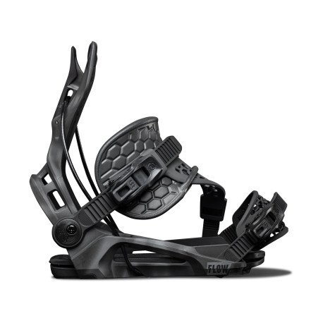 Fixation Snowboard Flow Fenix-Plus Hybrid Gunmetal Black 2024 - Root