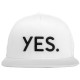 Cap Yes White One Size 2022  - Kappe