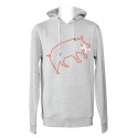 Hoodie Pig Pullover Heather Grey 2020
