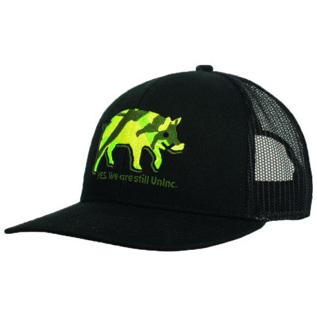 YES Cap Pig Trucker Black 2022