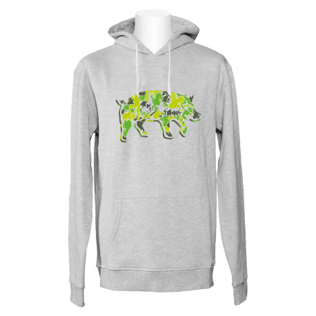 Yes Hoodie Pig Grey 2022