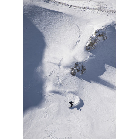 Snowboard Nidecker The Gun 2025 + Fixations de snowboard