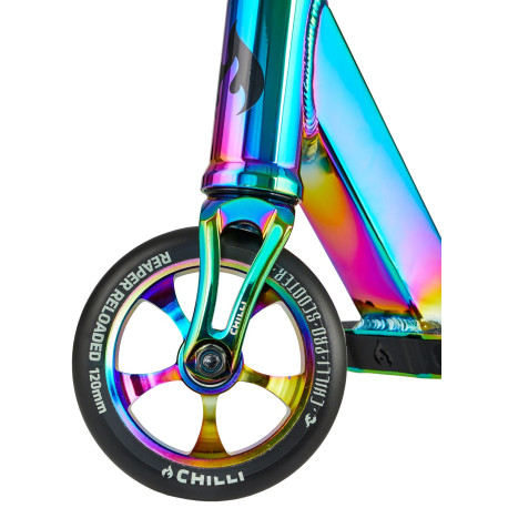 Stunt Scooter Chilli ProReaper Reloaded Rebel NeoChrome 2024  - Freestyle Scooter Komplett