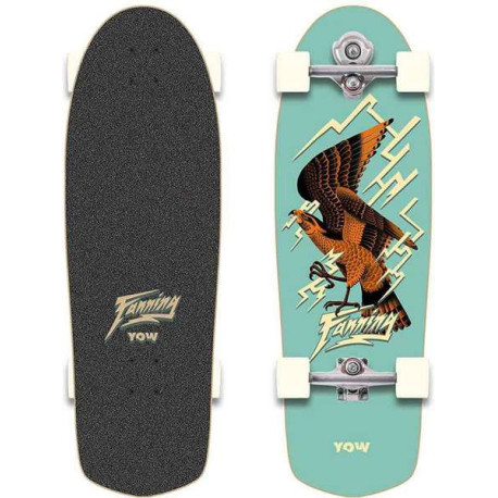 Surfskate Yow Fanning Falcon Driver 32.5" Signature Series Yow Surfskate 2024 - Complete 