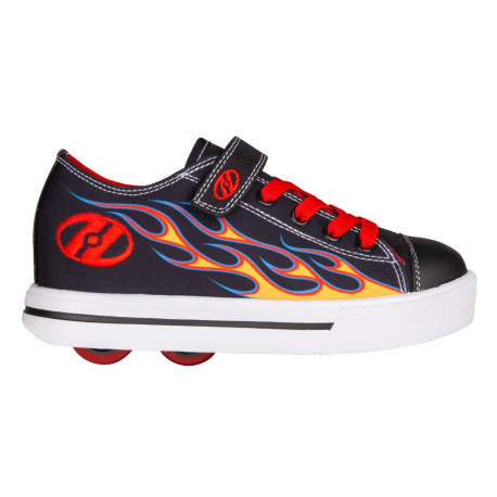 Schuhe mit Rollen Heelys X2 Snazzy Black/Yellow/Red Flame 2022
