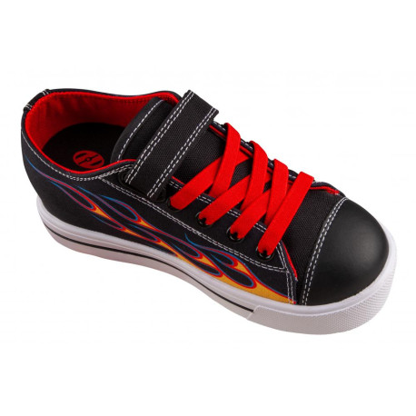 Schuhe mit Rollen Heelys X2 Snazzy Black/Yellow/Red Flame 2022