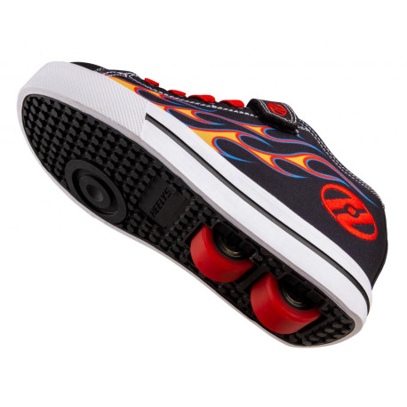 Schuhe mit Rollen Heelys X2 Snazzy Black/Yellow/Red Flame 2022