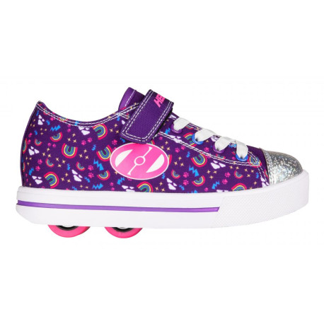 Schuhe mit Rollen Heelys X2 Snazzy Purple/Multi/Rainbow 2022