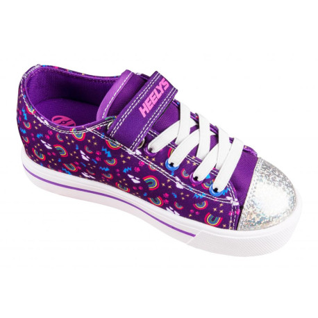 Schuhe mit Rollen Heelys X2 Snazzy Purple/Multi/Rainbow 2022