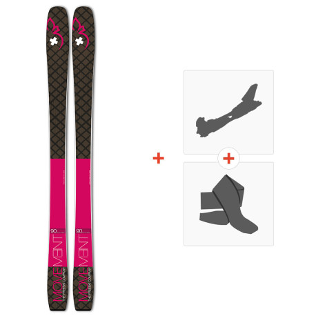 Ski Movement Axess 90 W 2022 + Fixations ski de rando + Peaux  -