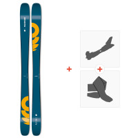 Ski Movement Fly 95 2023 + Touring Ski Bindings + Climbing Skins  -