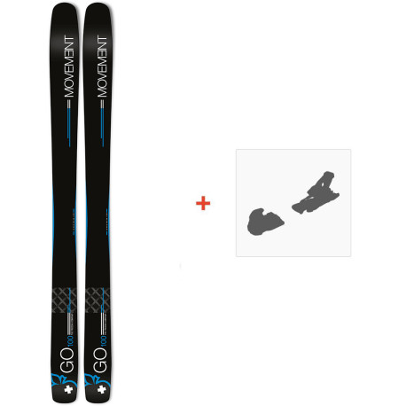 Ski Movement Go 100 2019 + Ski bindings - Pack Ski Freeride 94-100 mm