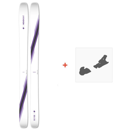 Ski Movement Go 106 W Ti 2024 + Fixations de ski