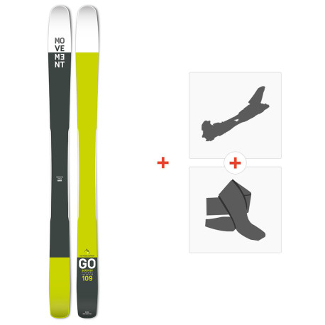 Ski Movement Go 109 Reverse Ti 2022 + Fixations ski de rando + Peaux  -