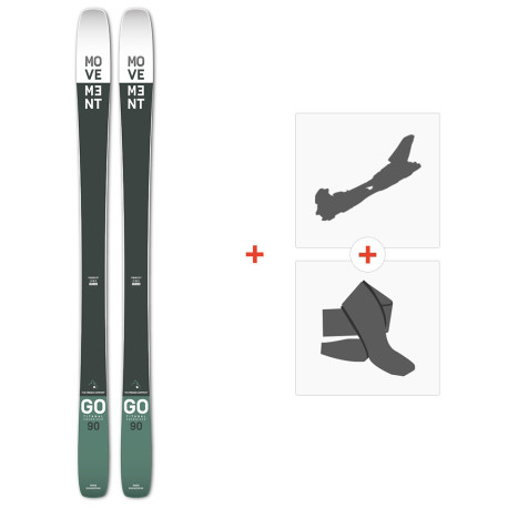 Ski Movement Go 90 Ti 2022 + Touren Skibindungen + Felle  -