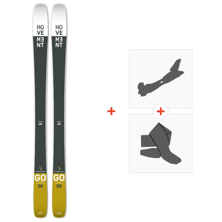 Ski Movement Go 98 Ti 2022 + Fixations ski de rando + Peaux  -