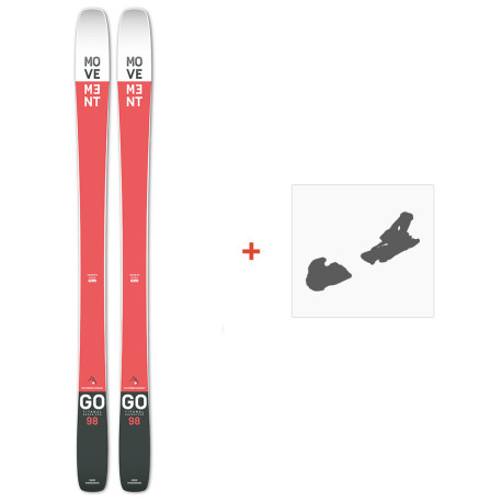 Ski Movement Go 98 Ti W 2022 + Fixations de ski