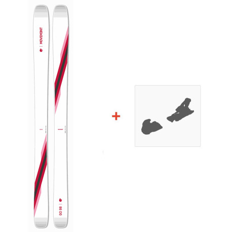 Ski Movement Go 98 W Ti 2024 + FIxations de ski  -