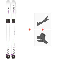 Ski Movement Icon 95 W 2020 + Fixations ski de rando + Peaux  - All Mountain + Rando
