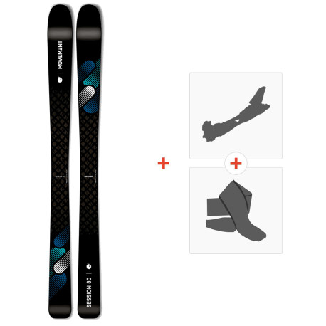 Ski Movement Session 80 Jr 2024 + Fixations ski de rando + Peaux  -