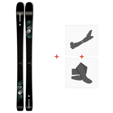 Movement Session 85 W 2024 + Fixations de ski randonnée + Peaux