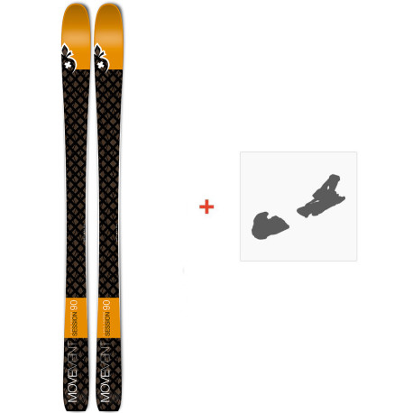 Ski Movement Session 90 2022 + Ski Bindungen  -