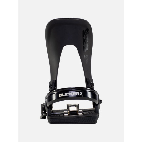 Fixation Snowboard K2 Womens Clicker X Hb Black 2023 - Snowboard Bindings Women