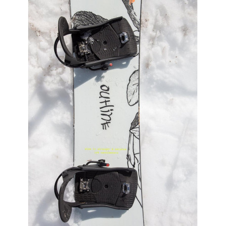 Fixation Snowboard K2 Womens Clicker X Hb Black 2023 - Snowboard Bindings Women