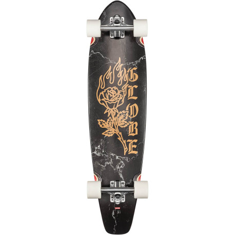 Longboards Globe The All-Time 35.875'' - Black Rose 2021 - Complete - Longboard Complete