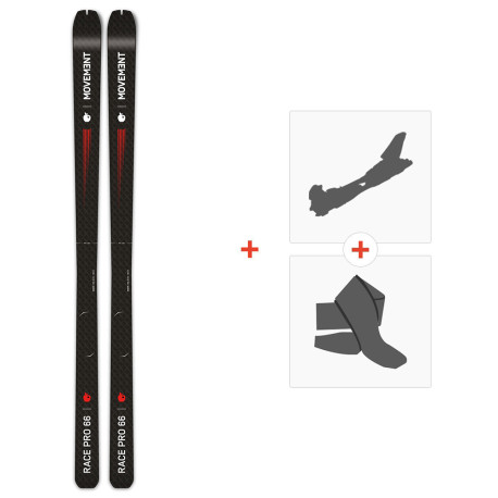 Ski Movement Race Pro 66 2025 + Touring Ski Bindings + Climbing Skins 