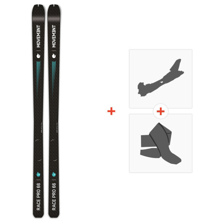 Ski Movement Race Pro 66 W 2026 + Touring Ski Bindings + Climbing Skins  -