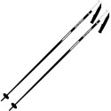Bâtons de Ski Movement Branded Alu Poles Black/White 2025 