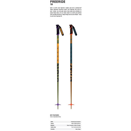 Bâtons de Ski K2 Freeride 18 2024