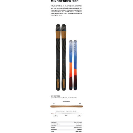 Ski K2 Mindbender 96C 2024
