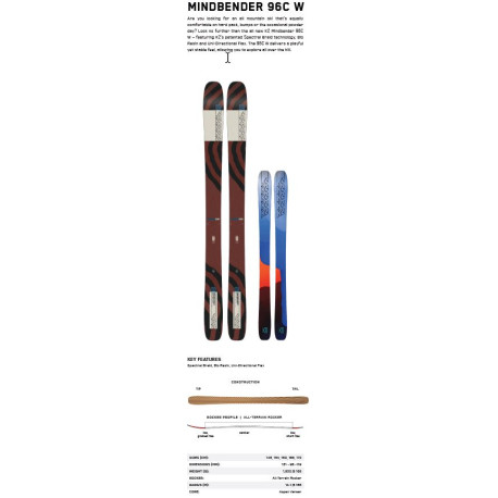 Ski K2 Mindbender 96C W 2024