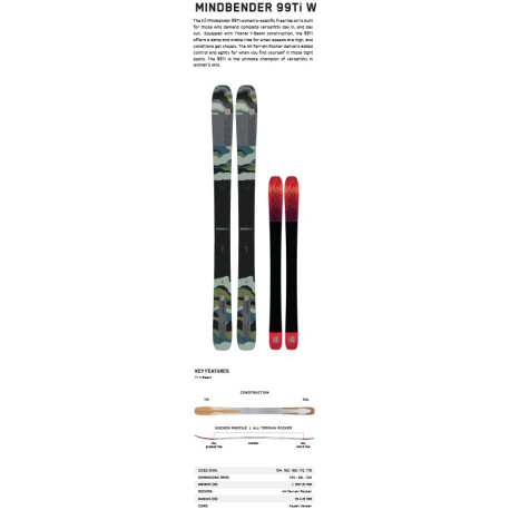Ski K2 Mindbender 99Ti W 2024 