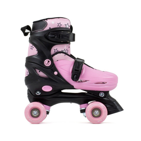 Rollschuhe Sfr Nebula Adjustable Black/Pink 2023 - Rollerskates