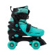 Patins à roulettes quad Sfr Nebula Adjustable Black/Green 2023 - Roller Quad
