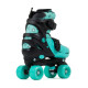 Patins à roulettes quad Sfr Nebula Adjustable Black/Green 2023 - Roller Quad