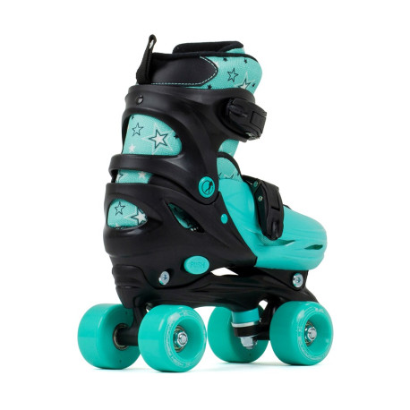 Patins à roulettes quad Sfr Nebula Adjustable Black/Green 2023 - Roller Quad