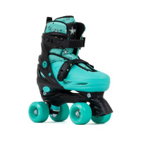 Patins à roulettes quad Sfr Nebula Adjustable Black/Green 2023 - Roller Quad