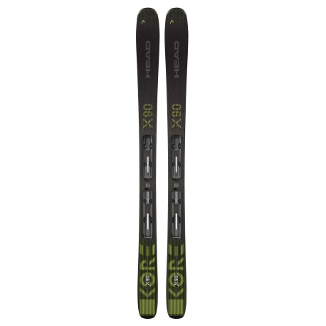 Ski Head Kore X 90 LYT-PR anth/ge 2024  - Ski All Mountain 86-90 mm avec fixations de ski dediés