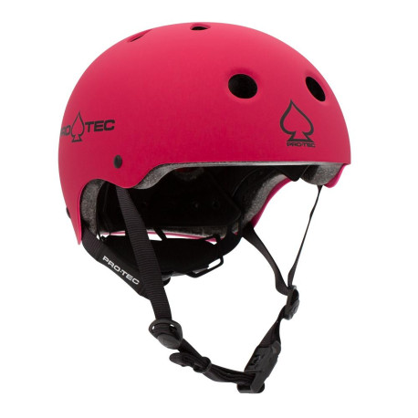Skateboard-Helm Pro-tec Jr. Classic Fit Cert Matte Pink 2023 - Skateboard Helme