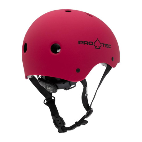 Skateboard-Helm Pro-tec Jr. Classic Fit Cert Matte Pink 2023 - Skateboard Helme