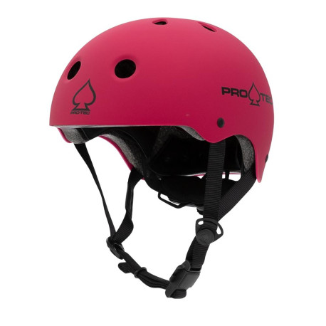 Skateboard-Helm Pro-tec Jr. Classic Fit Cert Matte Pink 2023 - Skateboard Helme